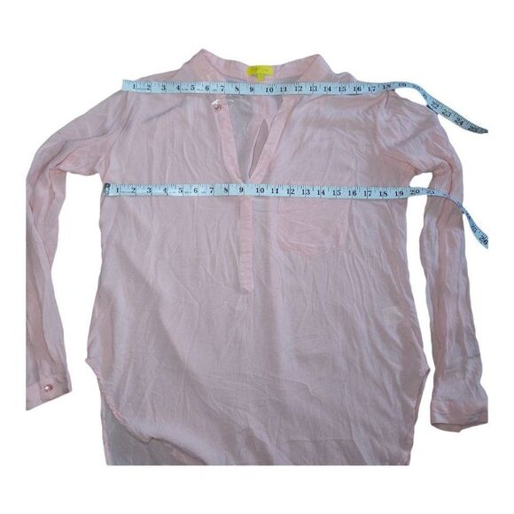 NWOT Ezra Button Up Rayon Long Sleeve Sz M Women - Picture 4 of 6